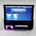 Автомагнитола 1 din Pioneer 7120 с 7 дюймовым сенсорным выдвижным экраном