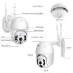 Уличная поворотная камера видеонаблюдения с WI FI