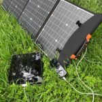 Солнечная панель складная 100 W, 18 В для зарядки ноутбуков, смартфонов, квадрокоптеров